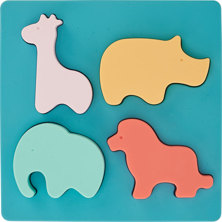 Silicone Puzzle - Land Animals
