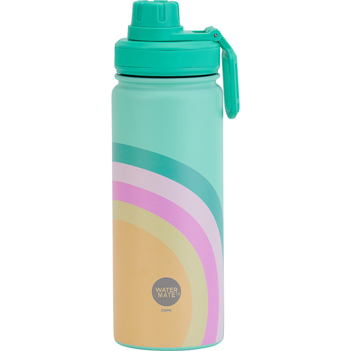 Watermate Drink Bottle - Stainless Steel - Design - 550ml