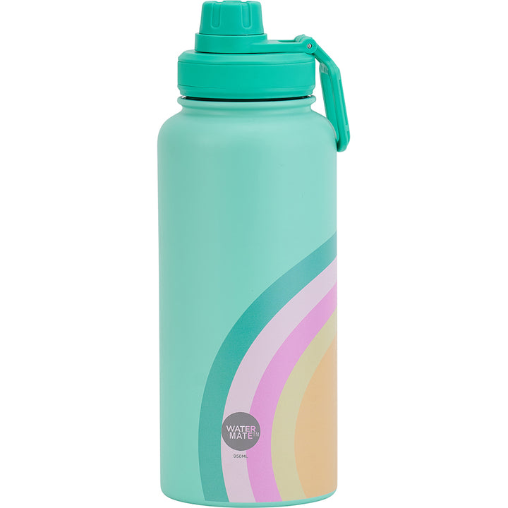 Watermate Drink Bottle - Stainless Steel - Design - 950ml