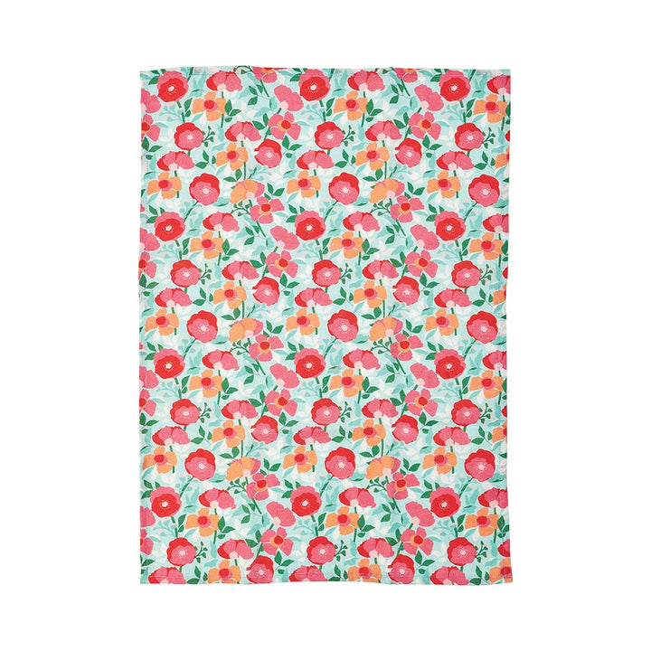 Tea Towel - Linen - Sherbet Poppies