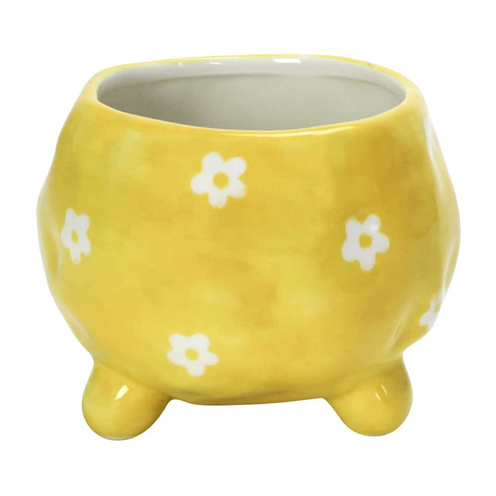 Ceramic Daisy Planter