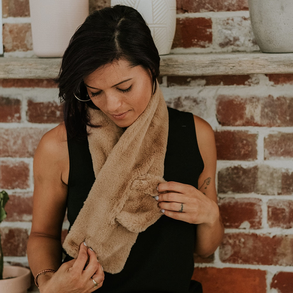 faux fur neck wrap