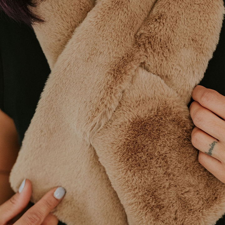 faux fur neck wrap