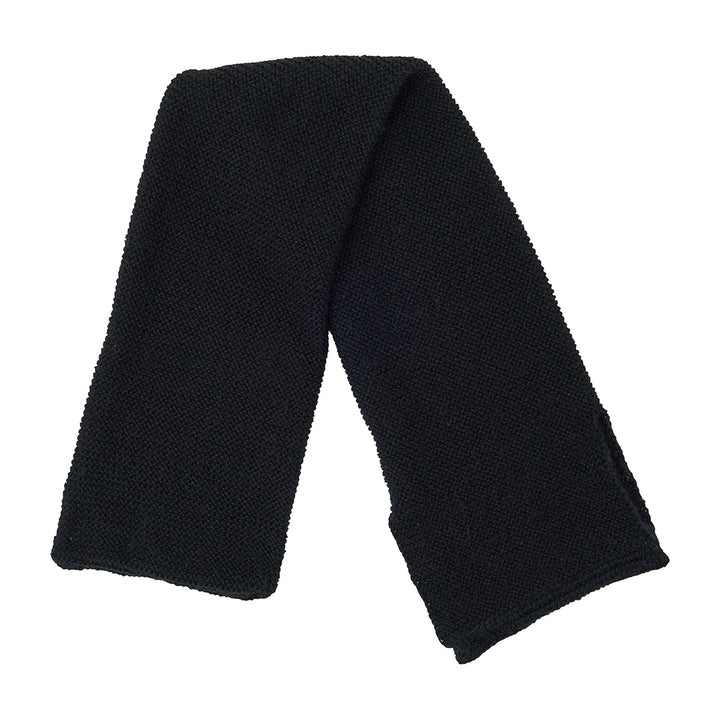Scarf- Slip Through Knit - Black