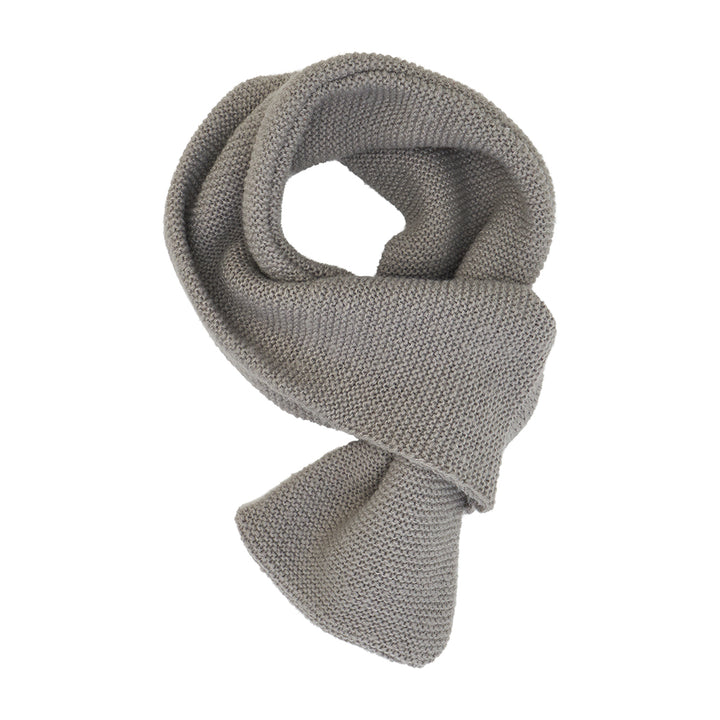 Scarf - Slip Through Knit - Grey