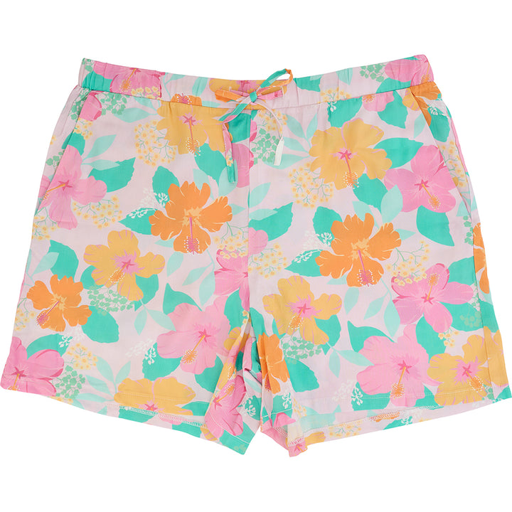 Sleep Shorts - Hibiscus