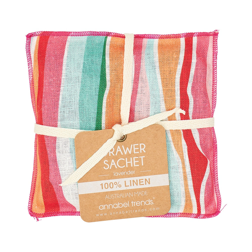 Drawer Sachet - Linen - Sherbert Ribbons Drawer Sachet - Linen - Sherbert Ribbons