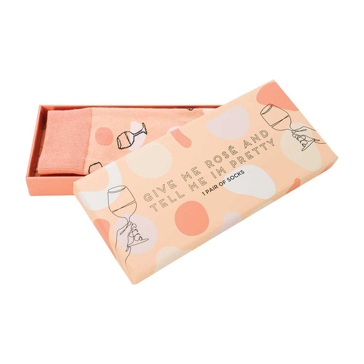 Give me rose and tell me I'm pretty boxed socks