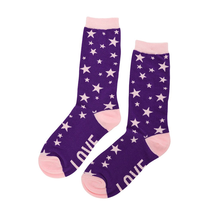 Super Max & Bryce - Socks - Love - Purple & Pink