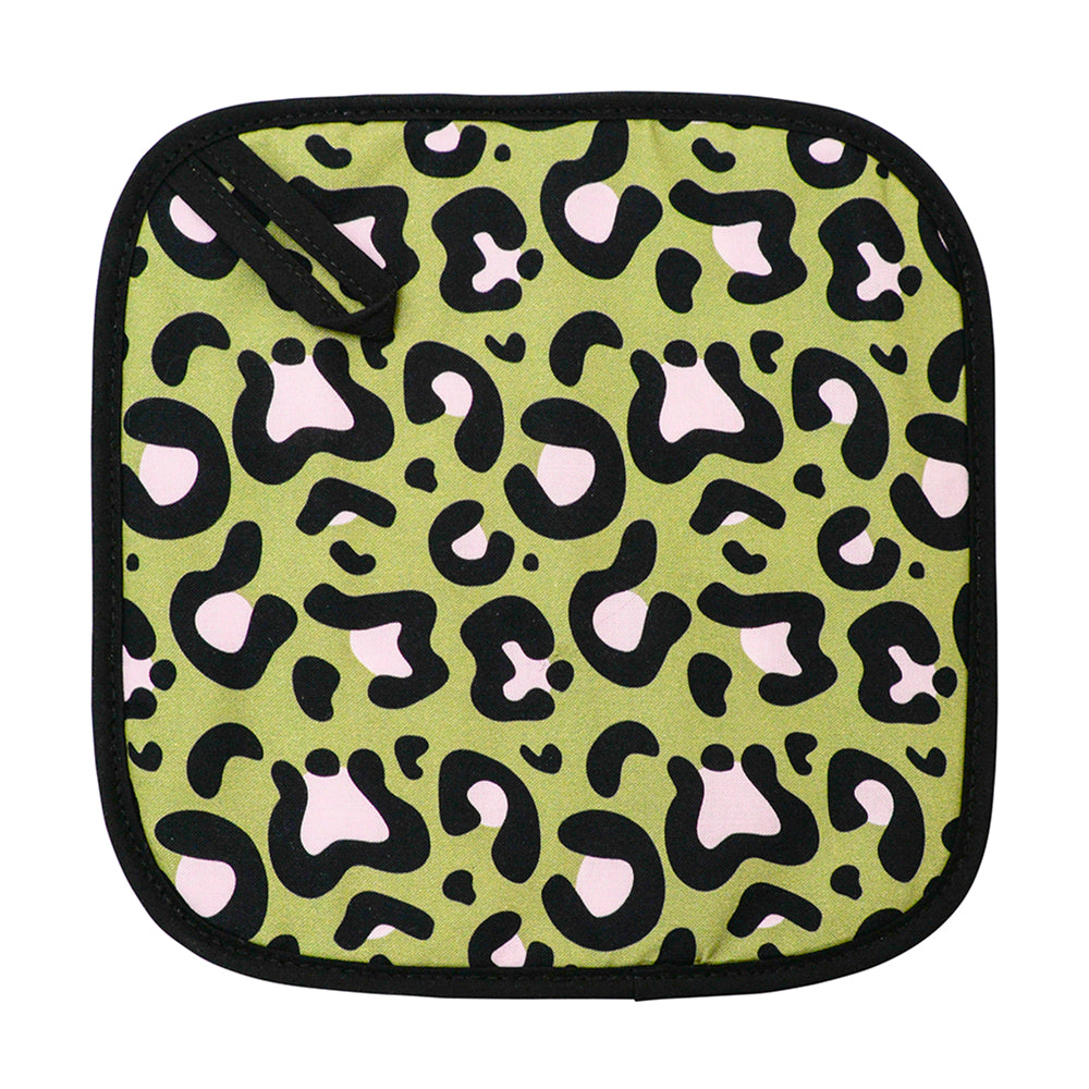 Pot Holder - Cotton -  Ocelot Pink Khaki