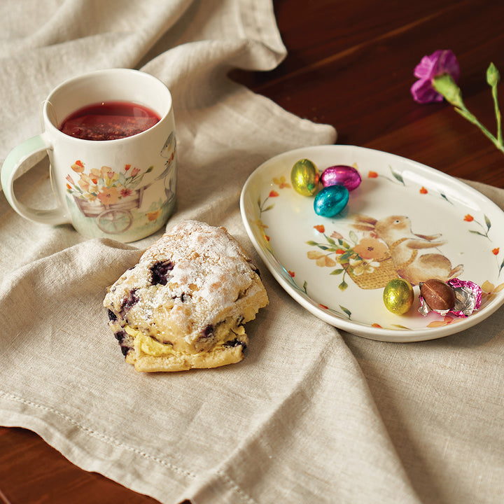 Easter Ceramic Plate - Some Bunny Loves You