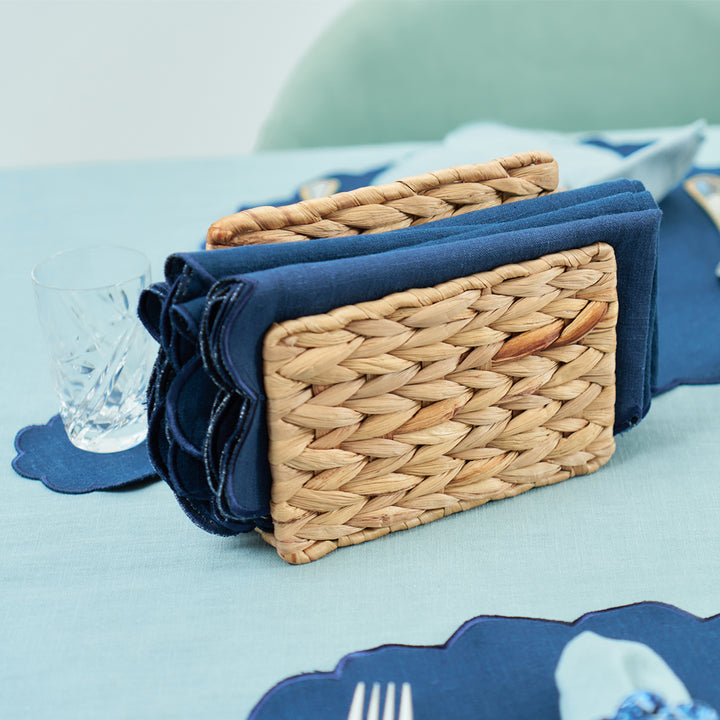 Coaster Set - Stonewashed - Scallop Edge