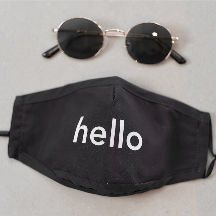 Face Mask - Contoured - Hello