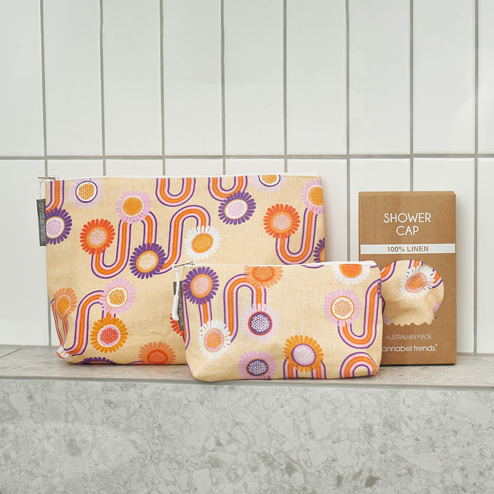 Drawer Sachet - Linen - Groovy Rainbows