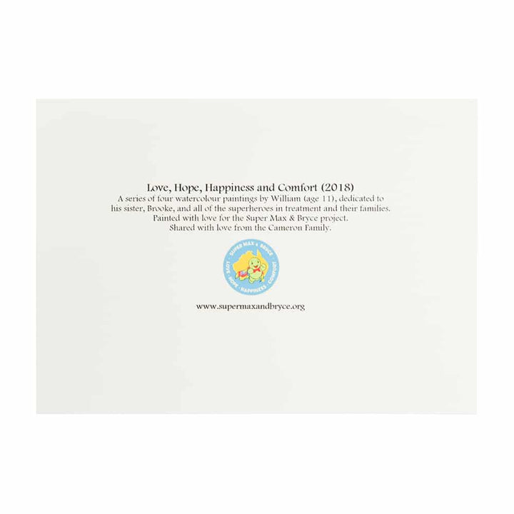 Super Max & Bryce - Love, Hope, Happiness and Comfort series cards - 10 Pack