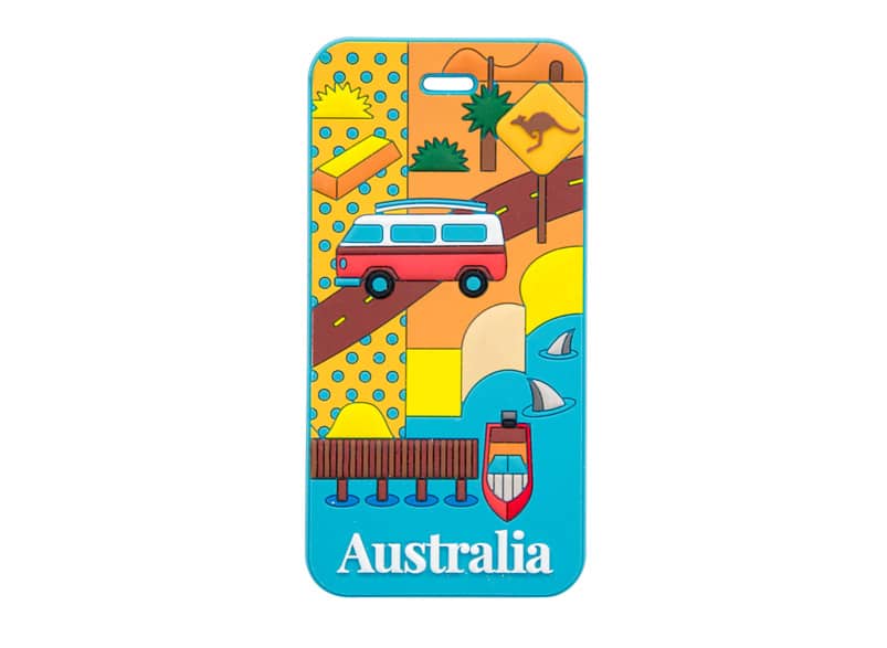 Australia luggage tag