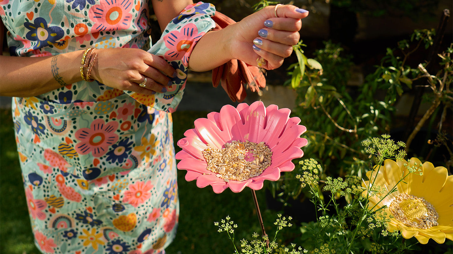 plant mister, flower scissors