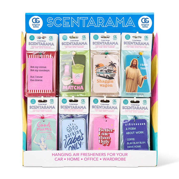 Hanging Air Fresheners - Scentarama Original - Counter Pack of 80