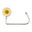 Handbag hanger yellow chrysanthemum