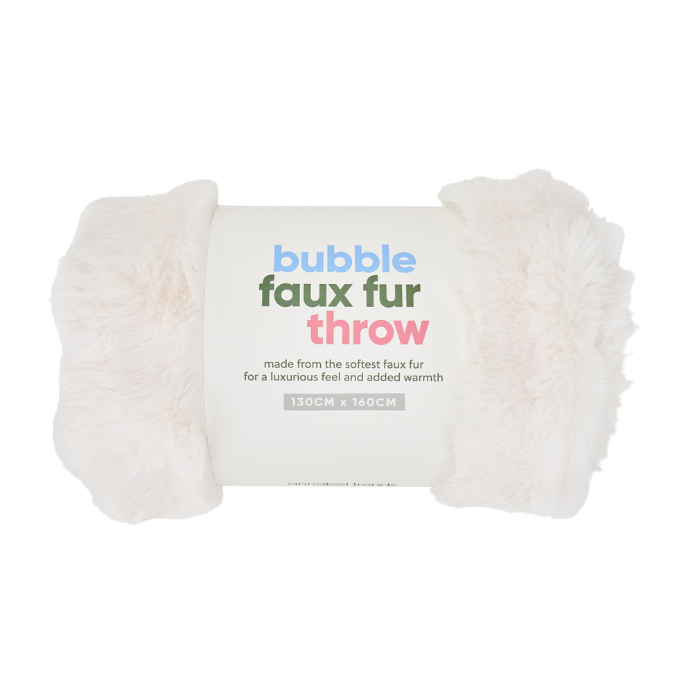 Throw - Bubble Faux Fur
