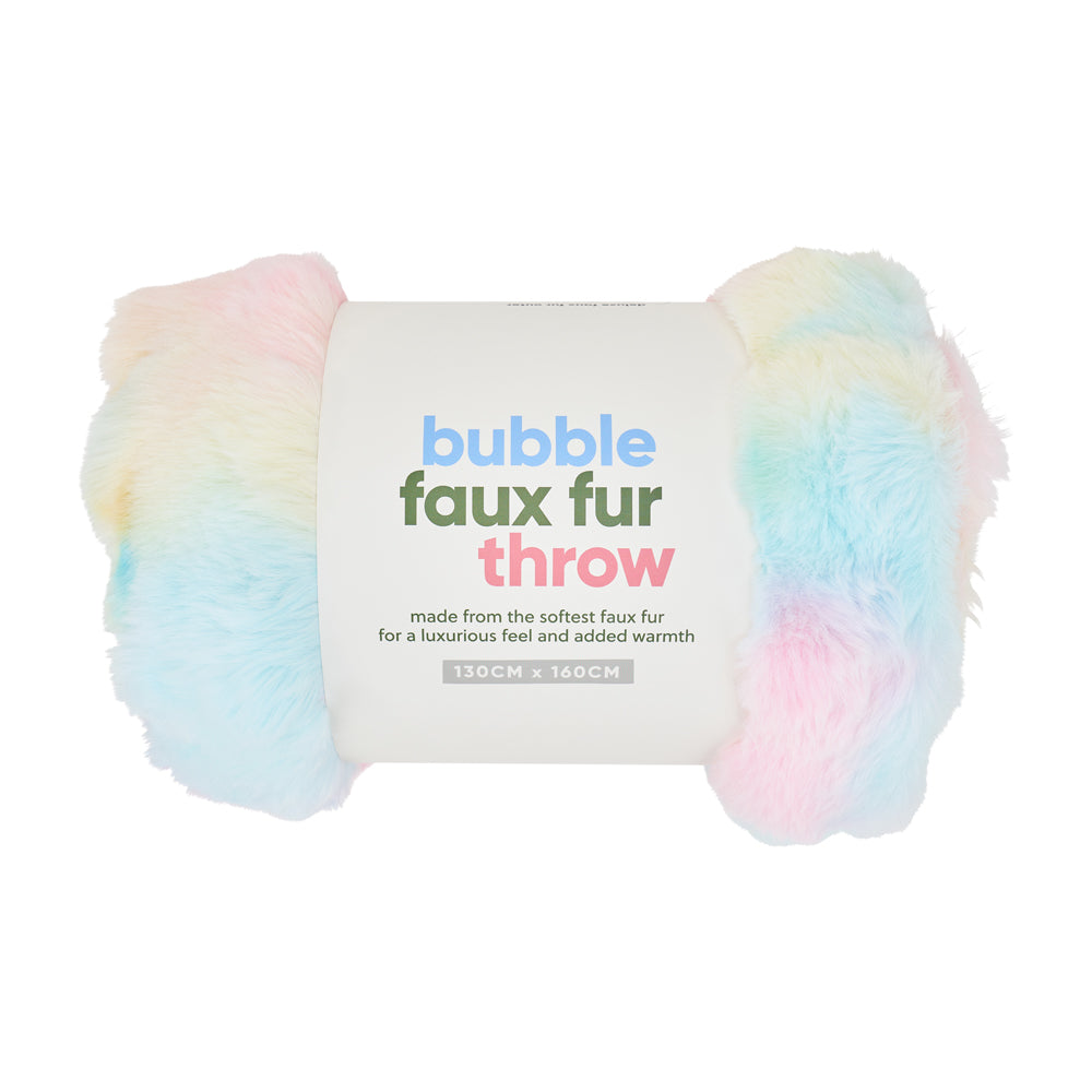 Throw - Bubble Faux Fur
