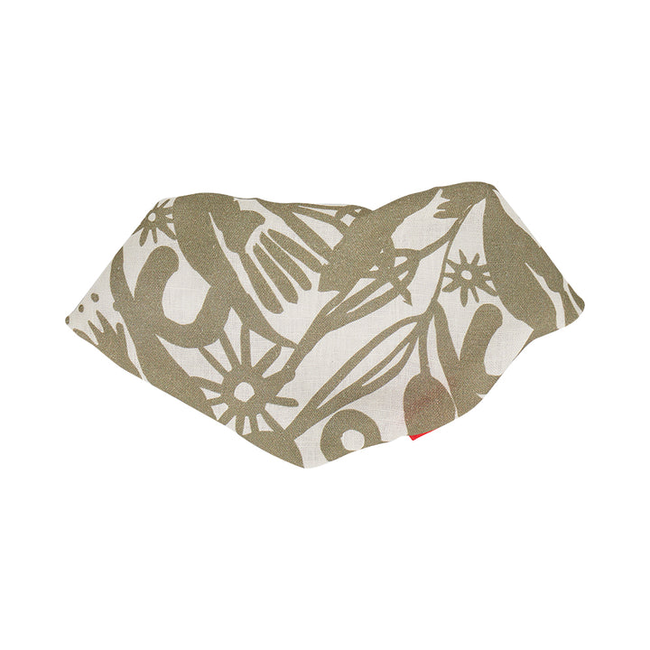 Abstract Gum Linen baby bib bandana