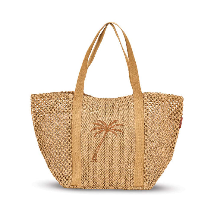 Crochet Palm Tote