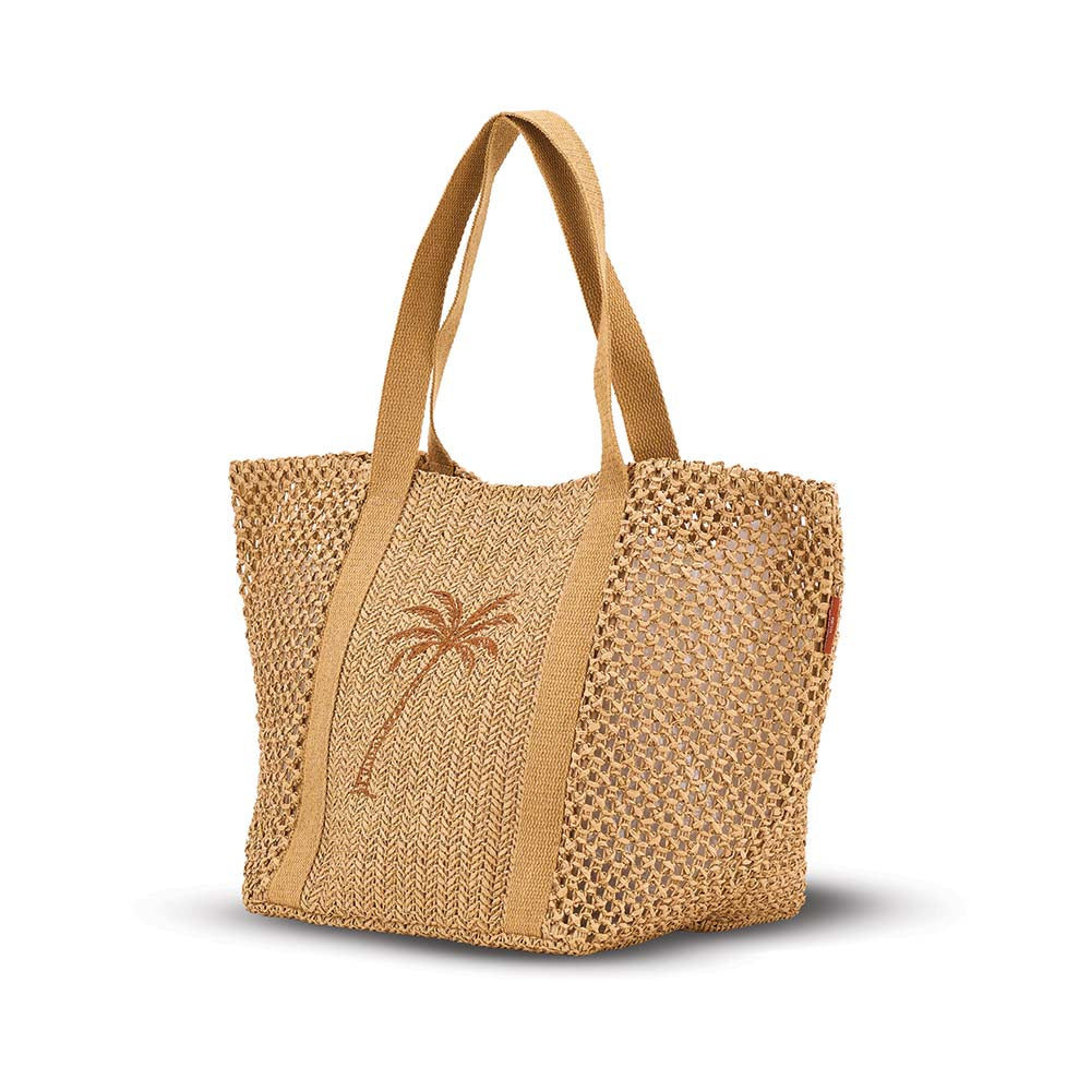 Crochet Palm Tote