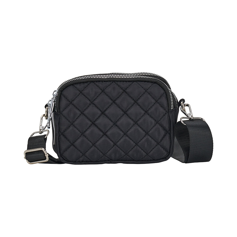 AT Travel Quilted 3 zip bag
