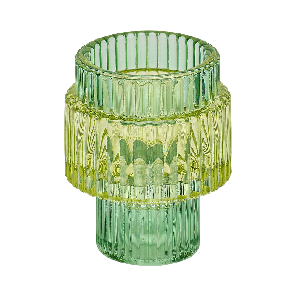 Jewel Candle Holder Large - Green