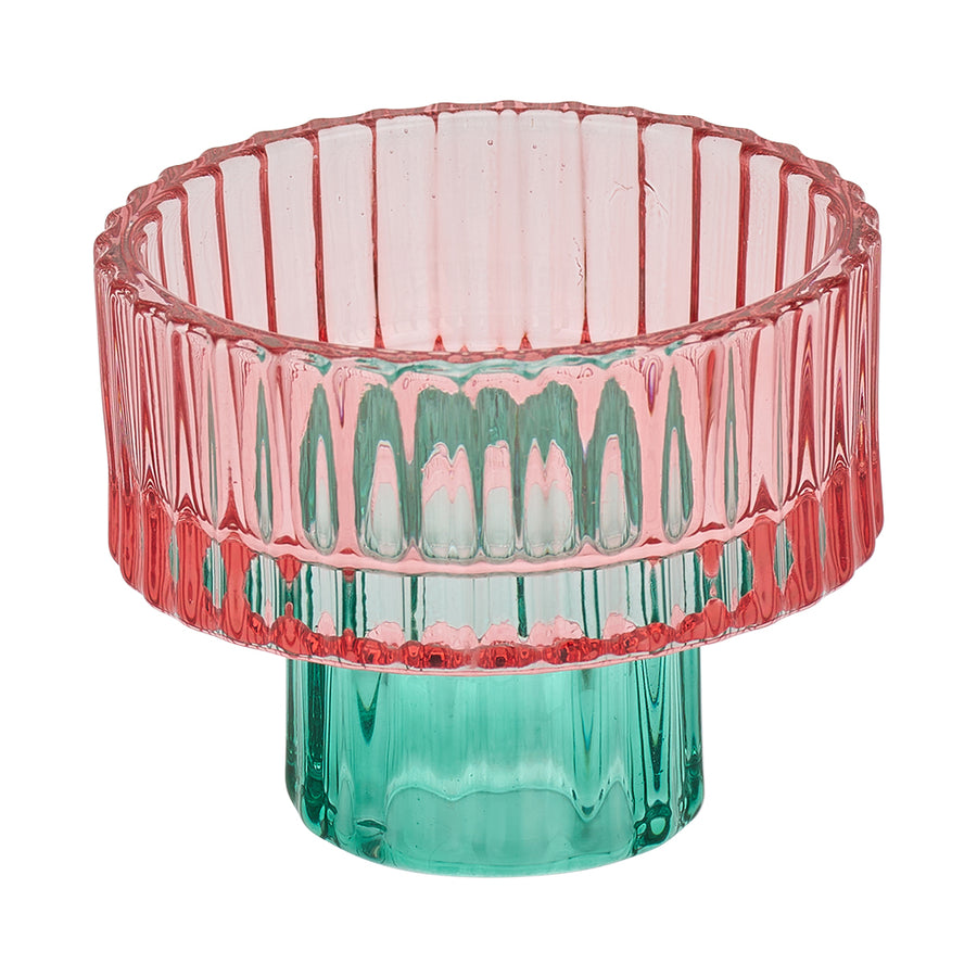 Jewel Candle Holder Small - Melon