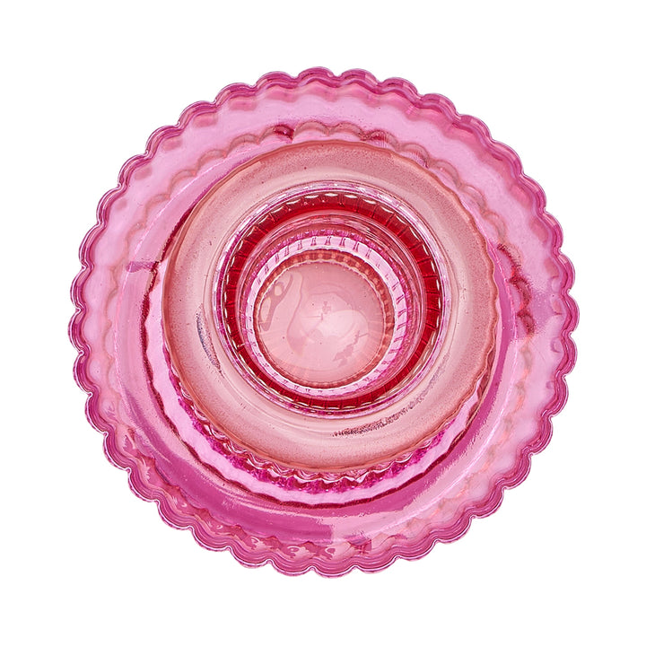 Jewel Candle Holder Large - Pink