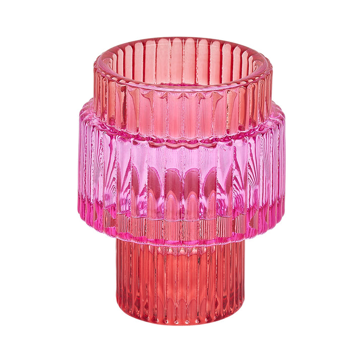 Jewel Candle Holder Large - Pink