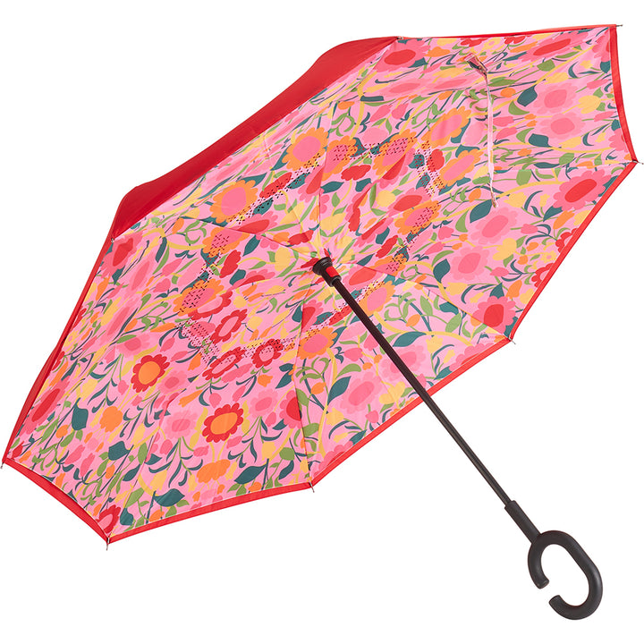 Reverse Umbrella - flower patch