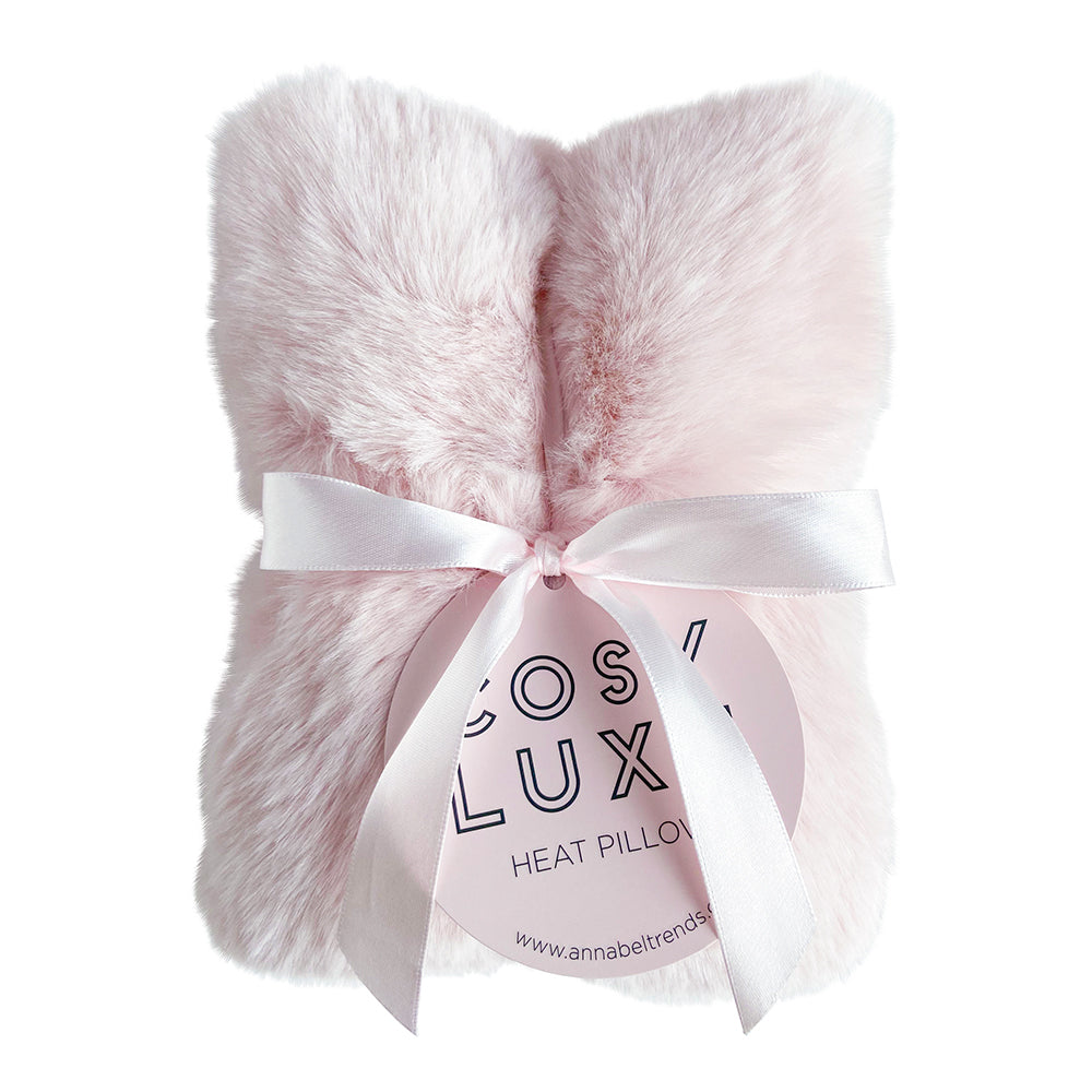 Cosy luxe heat pillow - pink petal