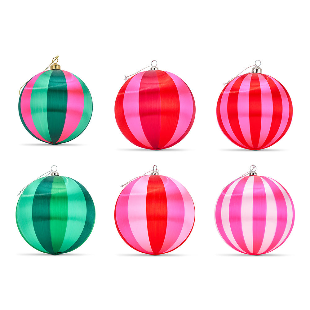 Xmas Baubles - Jumbo - CDU 6pc