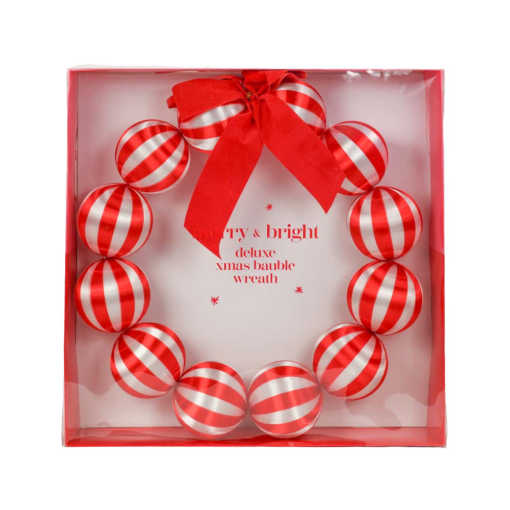 Xmas Bauble Wreath