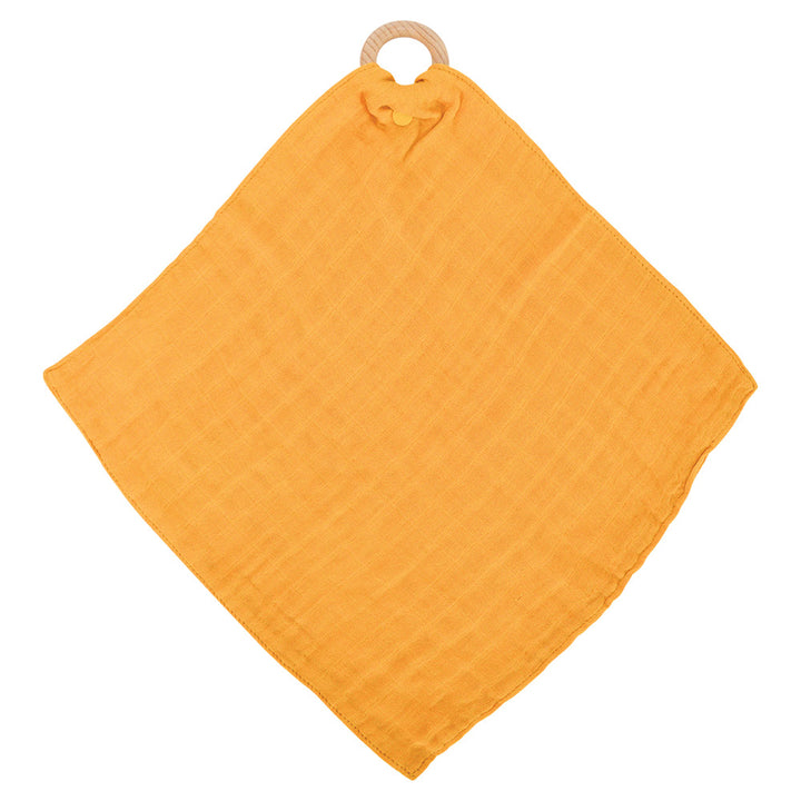 Muslin Security Blanket - mustard
