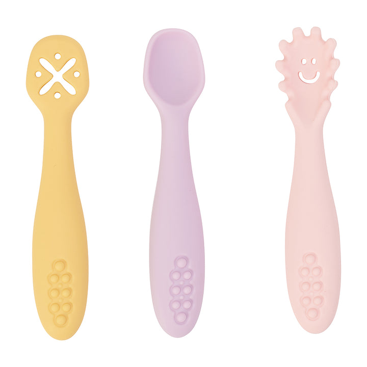 silicone kids cutlery - sunshine