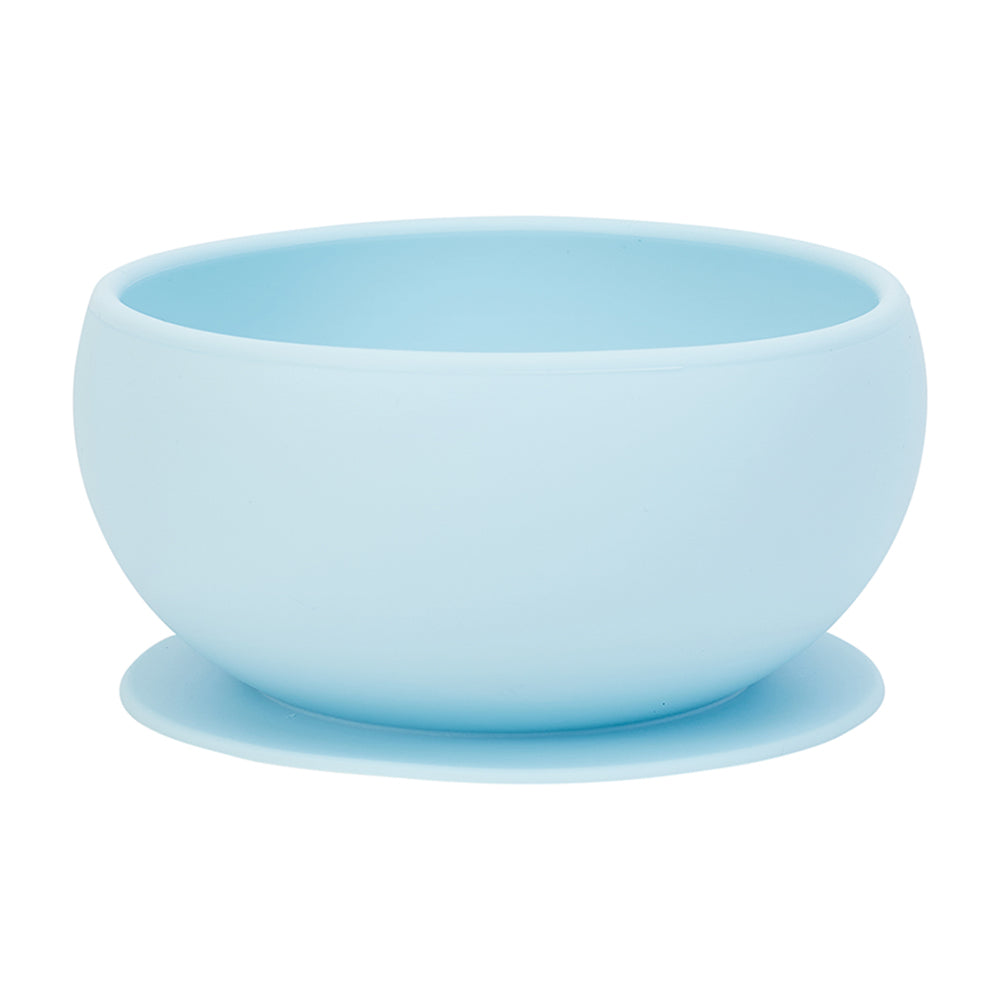 Silicone Suction bowl - iced blue