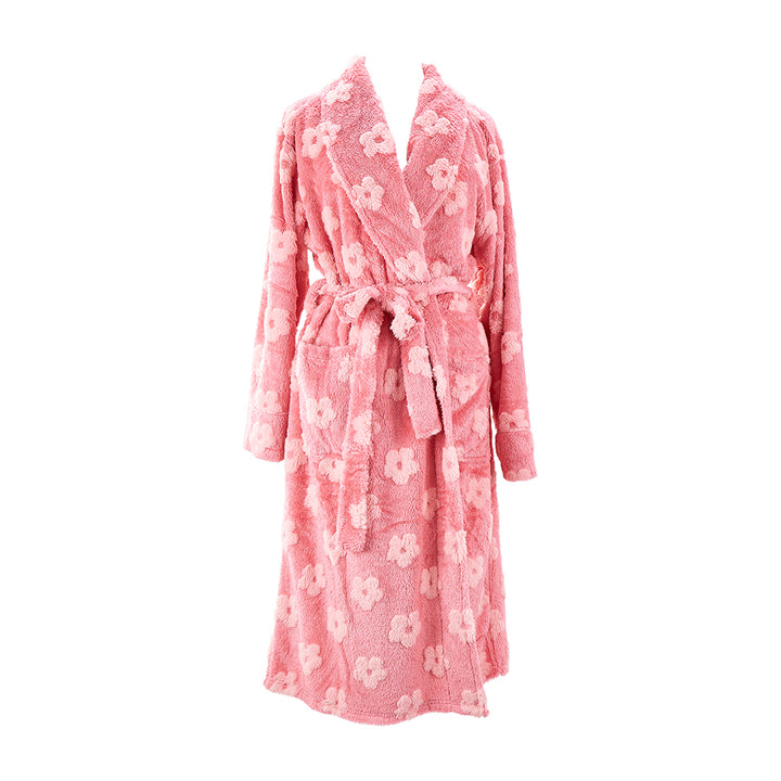 Bath Robe - Cosy Luxe - Embossed Flower