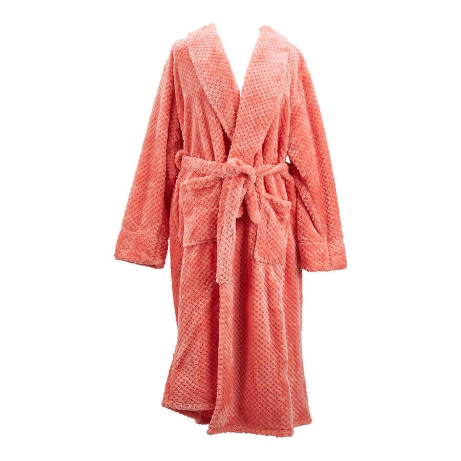 Melon Cosy Luxe Waffle Robe