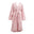 Cosy Luxe Waffle Robe - Pink Quartz