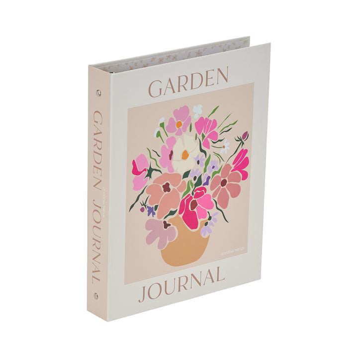 Garden journal - A4 sized ring binder featuring flowers