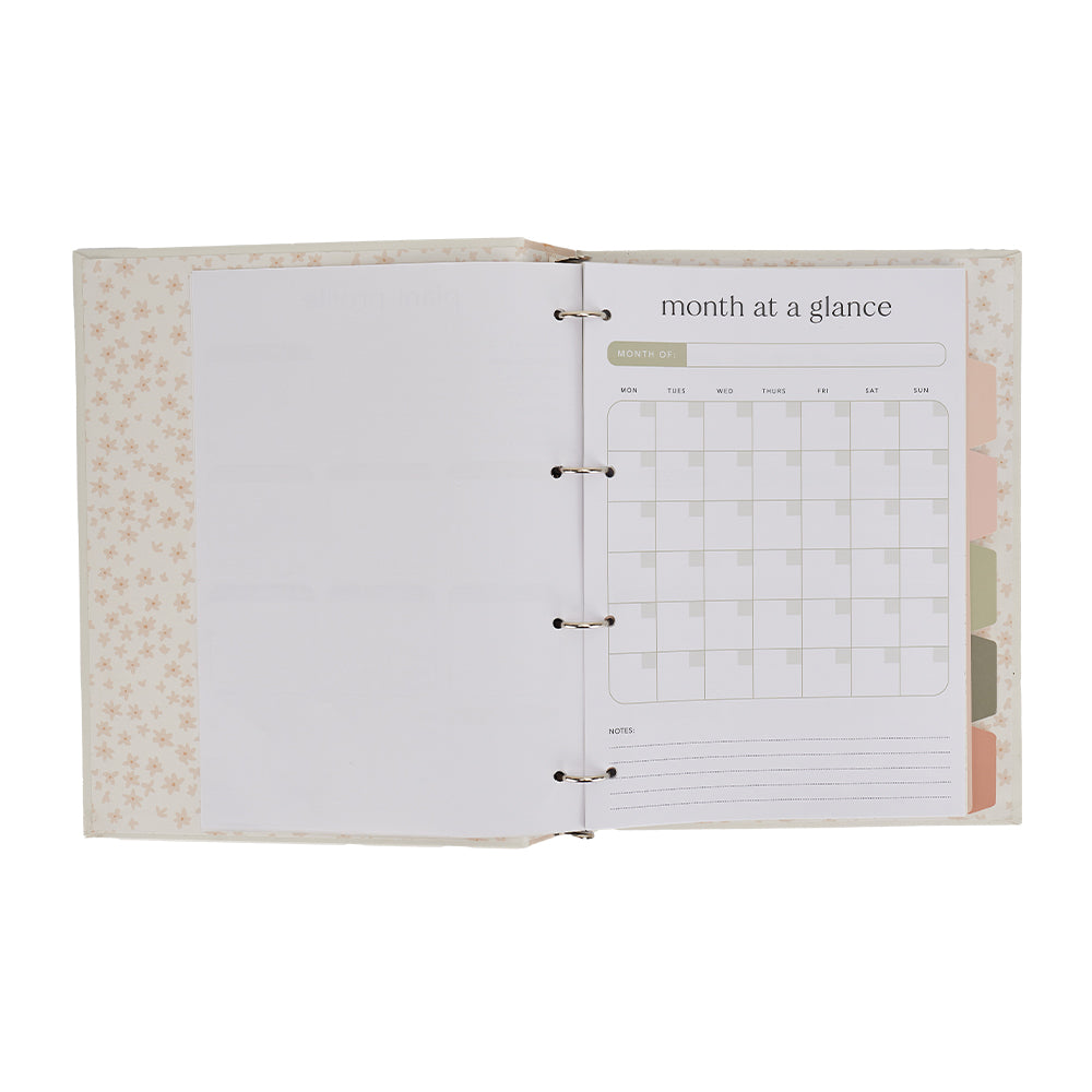 Recipe binder pages