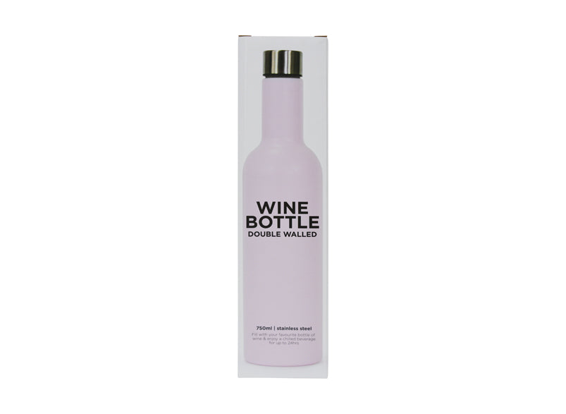 Wine Bottle - Double Walled - Stainless Steel