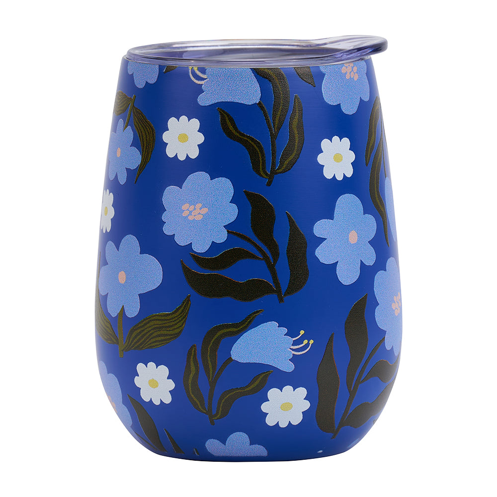 Wine Tumbler nocturnal blooms