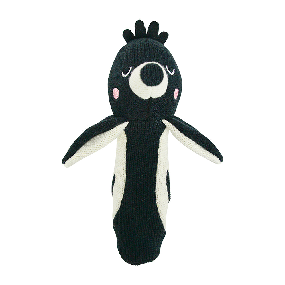 Knit Rattle Magpie