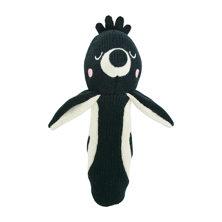 Knit Rattle Magpie