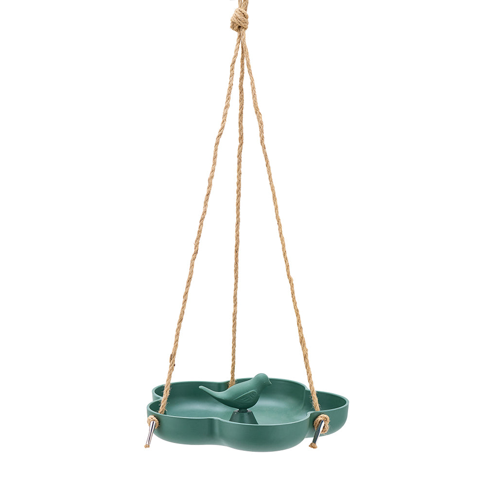 large green bird feeder
